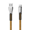 ECOBOX KABEL USB TYP-C 2.4A ZŁOTY QUICK CHARGER QC 3.0 1M BW02