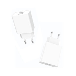 Denmen Ładowarka sieciowa DC02 2XUSB 2.1A 10W Biały DC02W