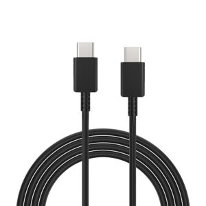 Ecobox Ładowarka sieciowa TYP-C + kabel Typ-C - Typ-C 3A 25W 1m Power Delivery PD Czarny DC03