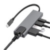 ECOBOX ADAPTER TYP-C ROZDZIELACZ HDMI + TYP-C + USB + RJ-45 DEX