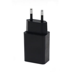 Denmen Ładowarka sieciowa USB + kabel USB - Typ-C 2.4A 12W Czarny DC01TB