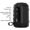 GŁOŚNIK BLUETOOTH SPEAKER DENMEN 3W CZARNY TF BT 5.0 ROZMOWY DR07