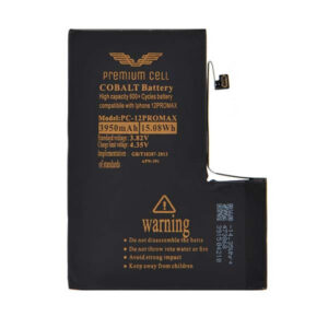 BATERIA PREMIUM CELL COBALT IPHONE 12 PRO MAX 3950mAh 600+ CYCLES