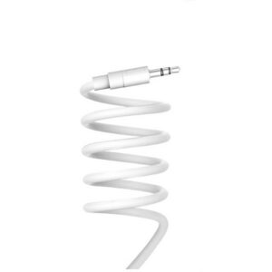 Denmen kabel stereo Jack 3,5mm - Jack 3,5mm 1m Biały DX01W