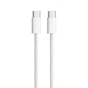 Economy Kabel USB PD Do Iphone 15 oplot Typ-C - Typ-C 60W 2m Biały