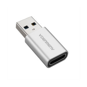 Denmen Adapter Otg USB - Typ-C Srebrny DU13