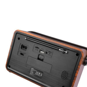 Radio przenośne Raba Retro Bluetooth Brązowy FM USB, SD, AUX