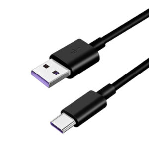 ECOBOX KABEL USB TYP-C 5A CZARNY 30CM
