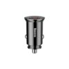 Baseus ładowarka samochodowa USB / USB-C 30W QC PD czarny CCALL-YS01