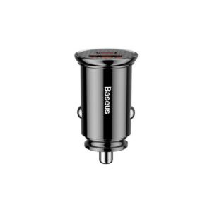 Baseus ładowarka samochodowa USB / USB-C 30W QC PD czarny CCALL-YS01