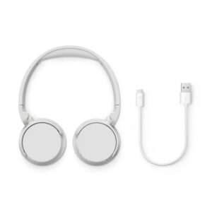 Philips Słuchawki bluetooth nauszne BT 5.0 Biały Stero TAH4209