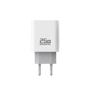 Somostel ładowarka sieciowa Typ-C + kabel Typ-C - Typ-C 3A 25W 1m PD Biały SMS-Q30