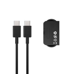LITTE ŁADOWARKA SIECIOWA PD 2xUSB-C 1xUSB EP-T6530 65W CZARNY + KABEL USB PD TYP-C - TYP-C 3A 60W CZARNY