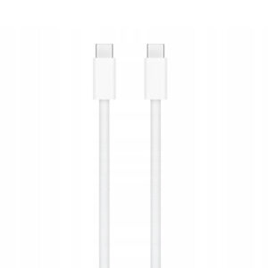 APPLE KABEL TYP-C -TYP-C 2M 240W DO IPHONE 15 BIAŁY OPLOT BOX