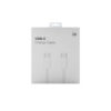 ECOBOX KABEL TYP-C DO TYP-C 3A 2M BIAŁY PD USB-C
