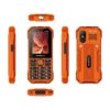 Mobiola telefon dla seniora MB510 TitanX 4G pomarańczowy