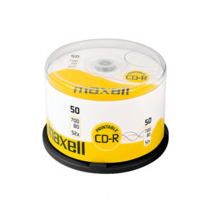 Maxell płyta CD-R do nadruku jednorazowego zapisu 52x 700MB 50szt