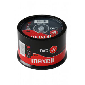 Maxell płyta DVD-R jednorazowego zapisu 16x 4.7GB 50szt