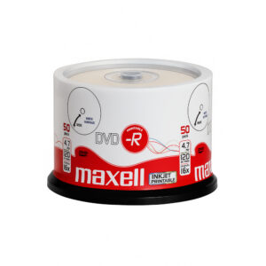 Maxell płyta DVD-R do nadruku jednorazowego zapisu 16x 4.7GB 50szt