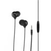Maxell słuchawki przewodowe douszne Plugz + mikrofon Jack 3,5mm 1.24m czarny