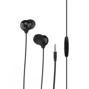 Maxell słuchawki przewodowe douszne Plugz + mikrofon Jack 3,5mm 1.24m czarny