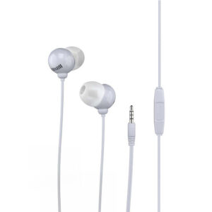 Maxell słuchawki przewodowe douszne Plugz + mikrofon Jack 3,5mm 1.24m biały