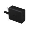 Samsung ładowarka sieciowa UK connector USB-C + kabel USB-C - USB-C 45W czarny EP-TA4511XBEGAE
