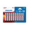 Philips bateria AA alkaiczna 10 + 10szt LR6P20BP/10