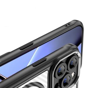 Nakładka Defender Carbon MagSafe case do iPhone 14 Pro Max czarny