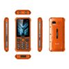 Mobiola telefon dla seniora MB520 TitanX 4G wzmacniany pomarańczowy 128MB