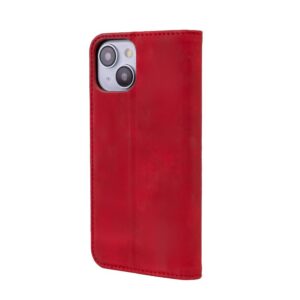 Kabura magneto Suede do Samsung Galaxy A56 5G czerwony