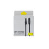 ECOBOX KABEL SZYBKIEGO ŁADOWANIA USB PD TYP-C DO LIGHTNING 27W CZARNY USB3.0