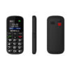 TELEFON GSM MOBIOLA MB200 2G TELEFON DLA SENIORA CZARNY