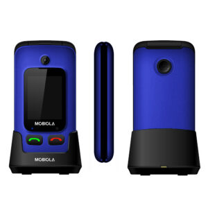 Mobiola telefon dla seniora MB610 2G Niebieski z klapką