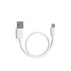 Economy kabel USB - microUSB 2A 15cm Biały