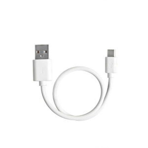 Economy kabel USB - microUSB 2A 15cm Biały