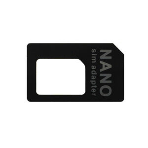 ADAPTER 4W1 micro SIM + nano SIM UNIWERSALNY ADAPTER KART SIM 4W1 KLUCZYK CZARNY