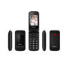 Mobiola telefon dla seniora MB610 2G Czarny z klapką