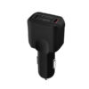 ŁADOWARKA SAMOCHODOWA 4 X USB 3A CZARNA FAST CHARGER QUICK 4XUSB 3.0 FASTON 3000mA