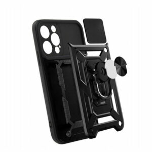 ETUI DEFENDER SLIDE CASE DO IPHONE 16 6,1' CZARNA NAKŁADKA ETUI PLECKI