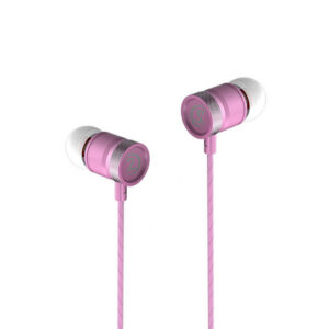 Somostel Słuchawki przewodowe douszne CS03 Autentis sound Jack 3,5mm Różowy SMS-CS03