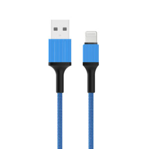 Somostel kabel USB - Lightning 3.6A 30W 1m QC 3.0 niebieski SMS-BW06