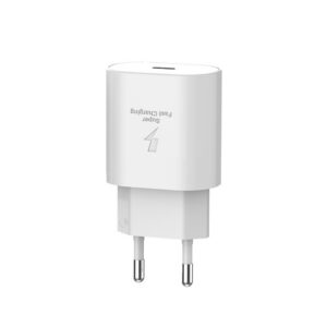 Somostel ładowarka sieciowa Typ-C 25W + kabel Typ-C - Lightning 3A 1m PD biały SMS-Q03