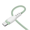 Somostel Kabel USB - Typ-C 2.1A 20W 1.2m Quick Charge QC3.0 Zielony Powerline SMS-BP04