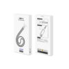 ECOBOX KABEL 240W TYP-C DO TYP-C SMYCZ NA SZYJE TĘCZA BIAŁA