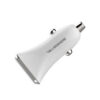 Somostel Ładowarka samochodowa USB + kabel USB - microUSB 3.1A 18W 1m Quick Charge QC3.0 Biały SMS-A43
