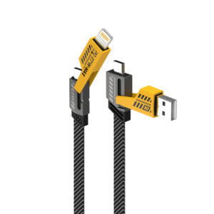 Somostel kabel 4w1 USB / Typ-C - Lightning / Typ-C 3.1A 60W/27W 1.2m szary SMS-BJ15