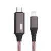 Somostel Kabel Typ-C - Lightning 3.1A 20W 1.2m Quick Charge QC3.0 Czerwony SMS-BY02