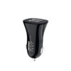 ŁADOWARKA SAMOCHODOWA 3A CZARNA DENMEN 3100mA DUAL FAST CHARGING DZ06 2XUSB 15W