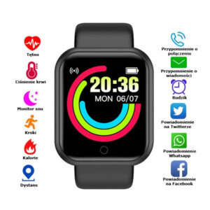 ZEGAREK SMARTWATCH TRUSTY LITE CZARNY PL MENU / APLIKACJA